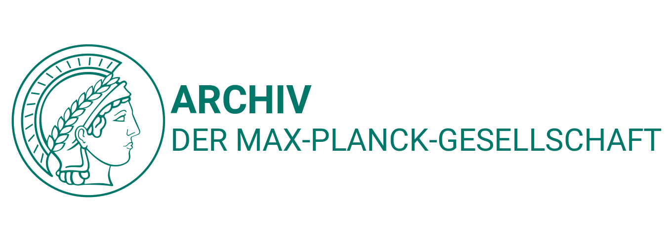 Archives of the Max Planck Society.